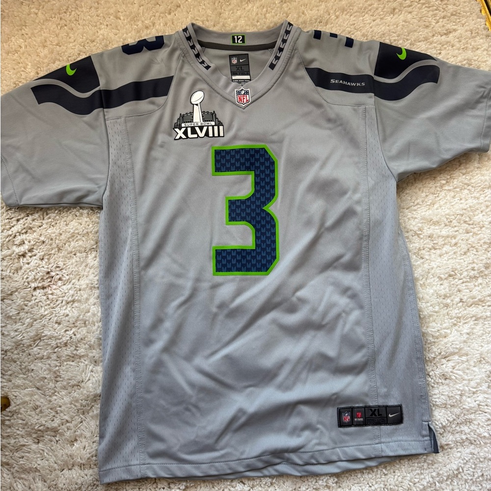 Nike Gray Seattle Seahawks Jersey
